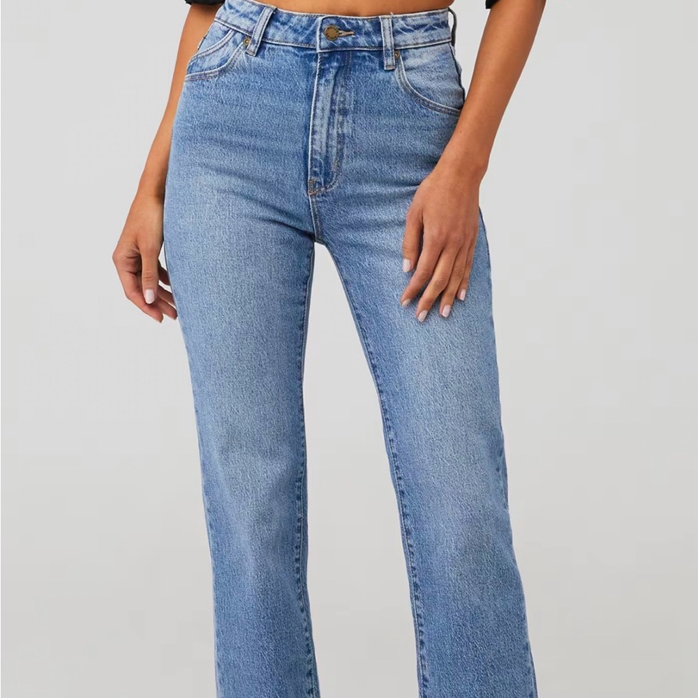 Rolla’s Original Straight High-Rise Denim/Jeans - Light Blue
